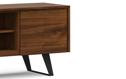 Walnut Walnut | Lowry Solid Acacia Wood Wide TV Media Stand For TVs up to 70 Inches