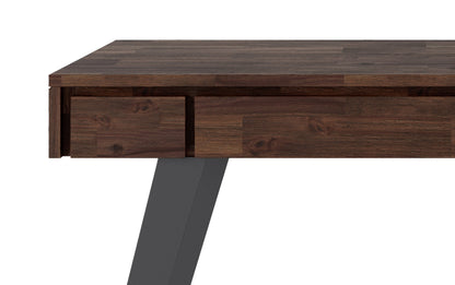 Distressed Charcoal Brown | Lowry Small Desk