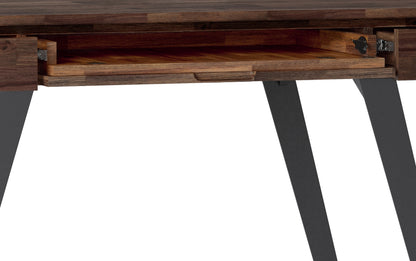 Distressed Charcoal Brown | Lowry Small Desk