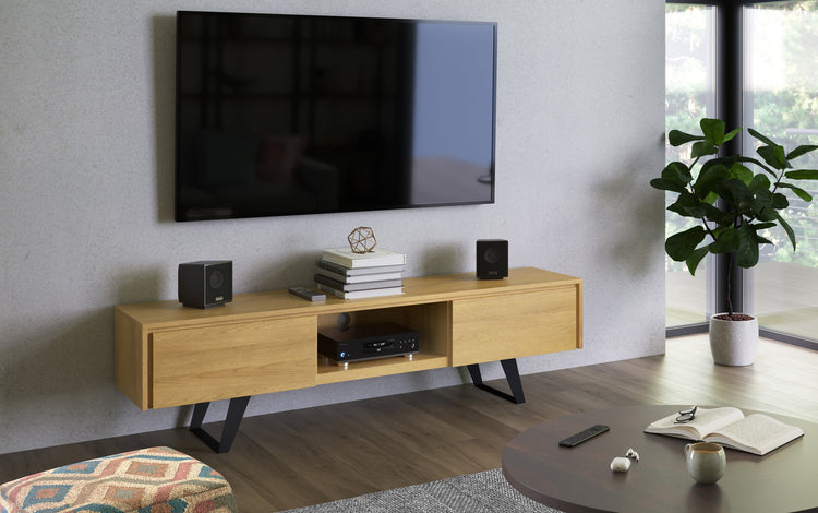 Oak Oak | Lowry 72 inch TV Media Stand