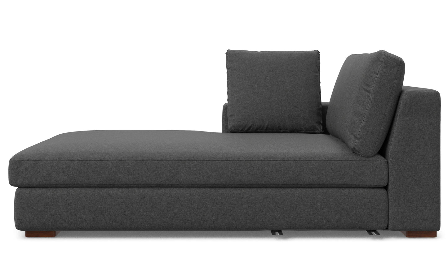 Pebble Grey Performance Fabric | Charlie Deep Seater Left Sectional