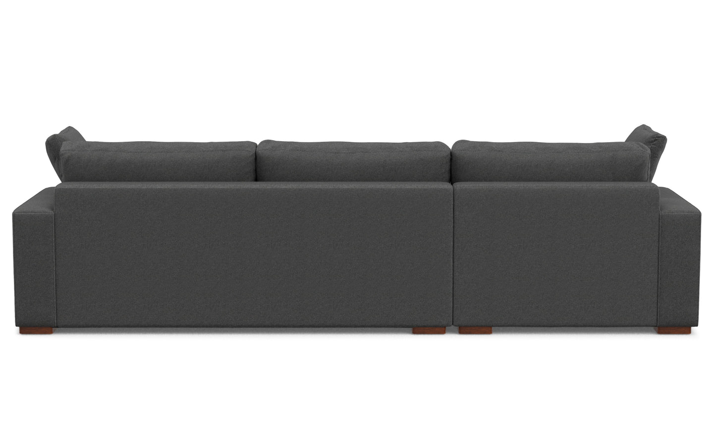 Pebble Grey Performance Fabric | Charlie Deep Seater Left Sectional