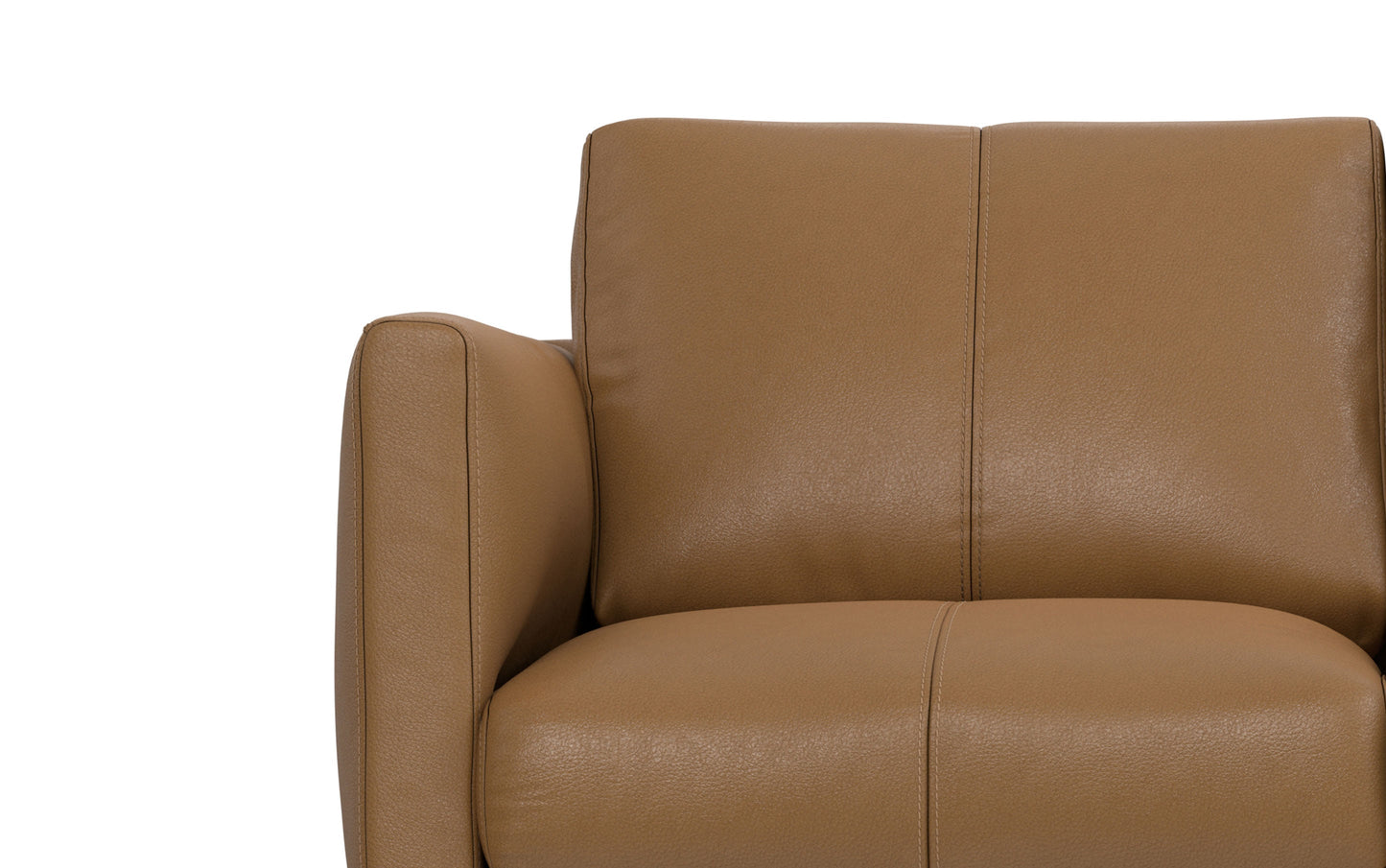 Stevens 60 inch Loveseat in Genuine Leather