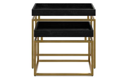 Macy 2 Pc Nesting Table in Mango