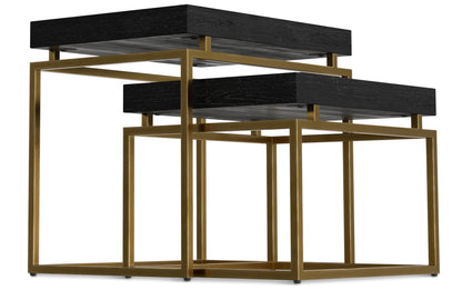 Macy 2 Pc Nesting Table in Mango