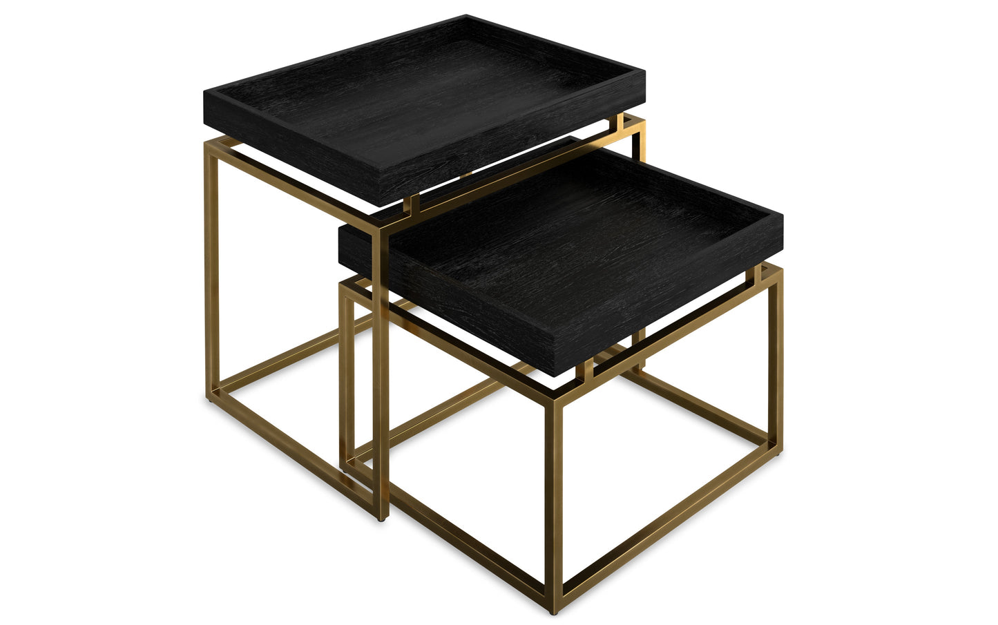 Macy 2 Pc Nesting Table in Mango