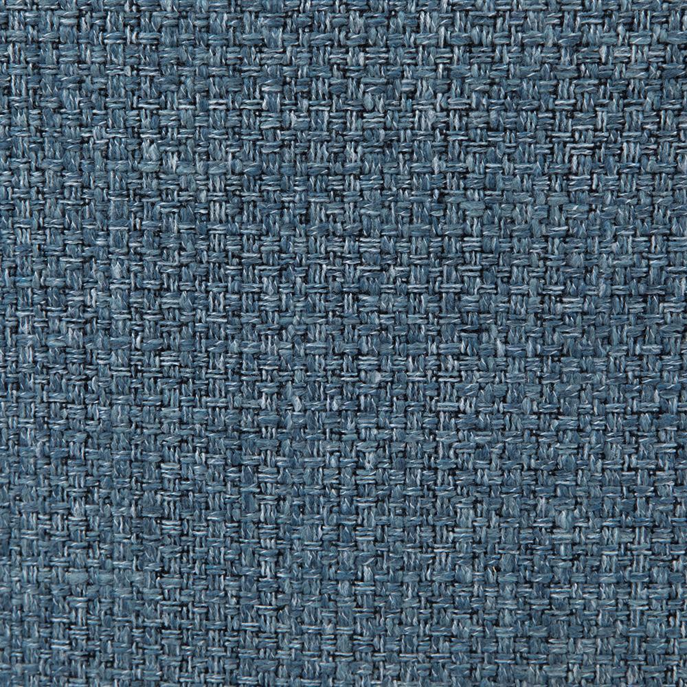 Denim Blue Walnut | Malden Bentwood Dining Chair in Grey Woven Fabric