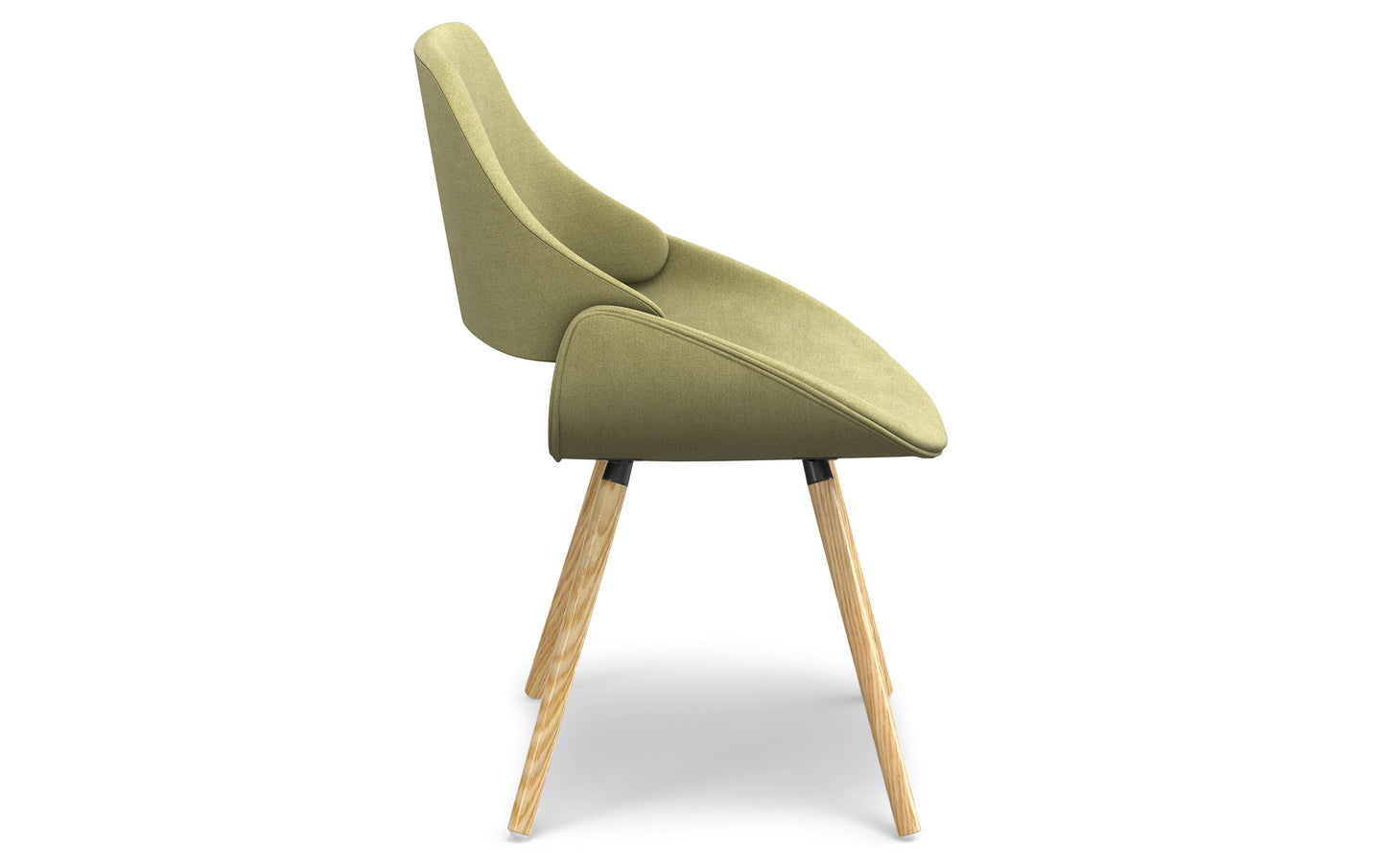 Acid Green Natural Oak | Malden Bentwood Dining Chair