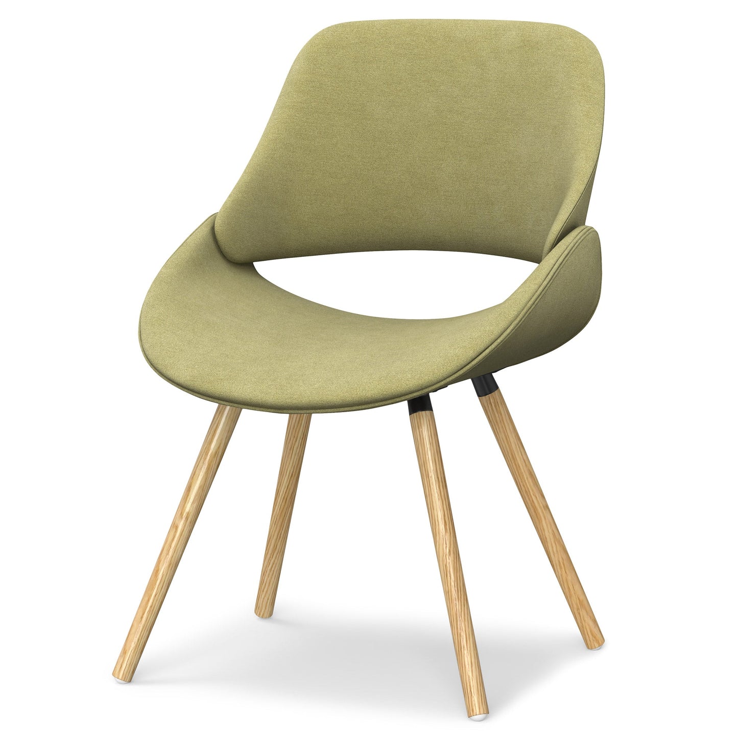 Acid Green Natural Oak | Malden Bentwood Dining Chair