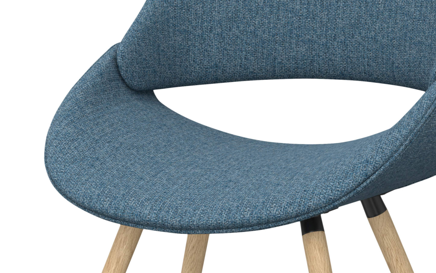 Denim Blue Natural Oak | Malden Bentwood Dining Chair