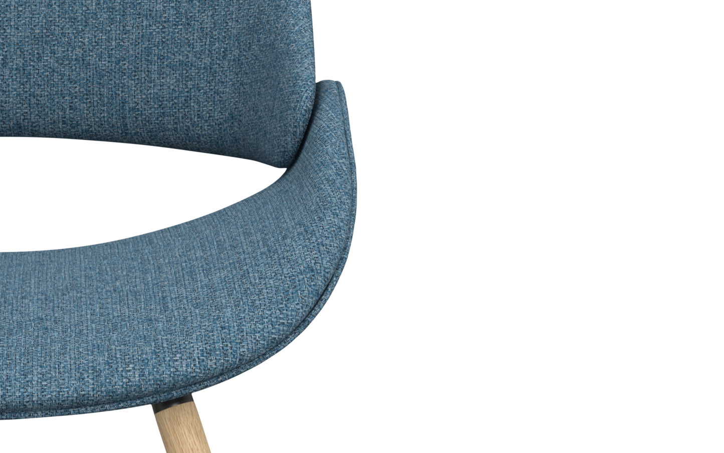 Denim Blue Natural Oak | Malden Bentwood Dining Chair