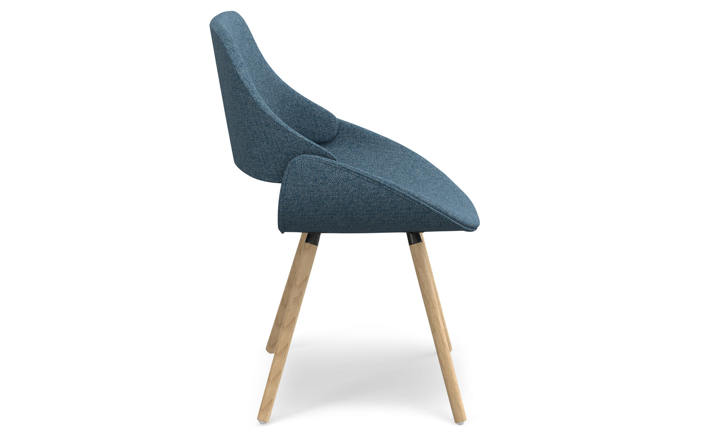 Denim Blue Natural Oak | Malden Bentwood Dining Chair