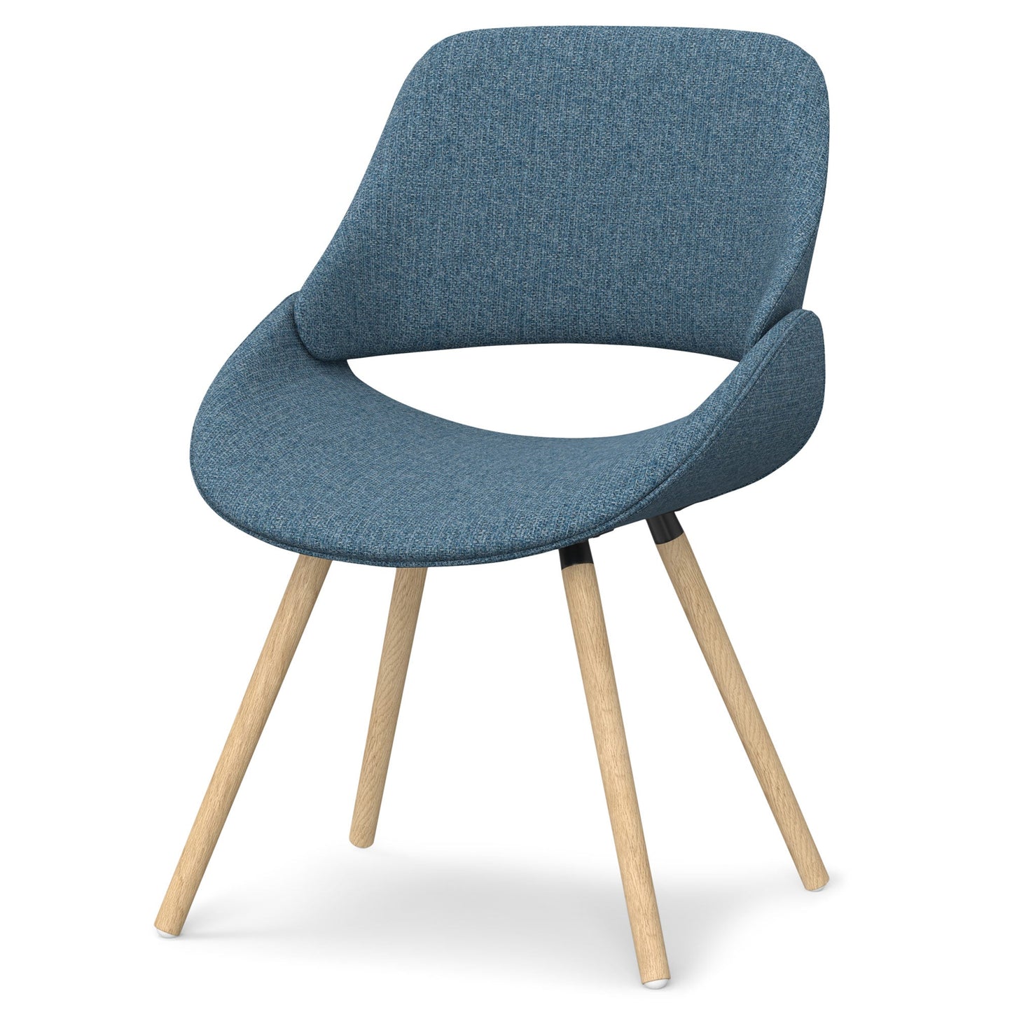 Denim Blue Natural Oak | Malden Bentwood Dining Chair