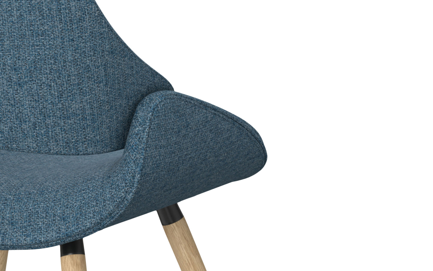 Denim Blue Natural Oak | Malden Bentwood Dining Chair