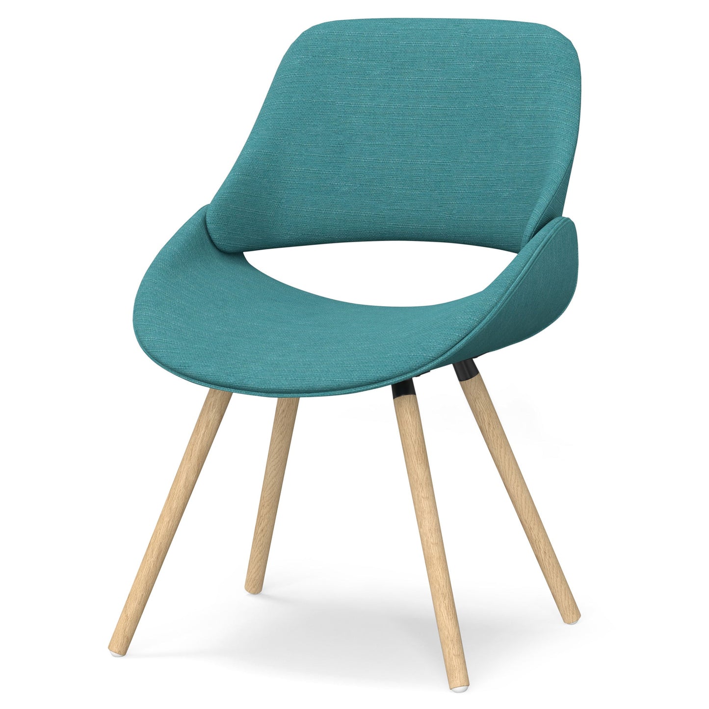 Turquoise Blue Natural Oak | Malden Bentwood Dining Chair