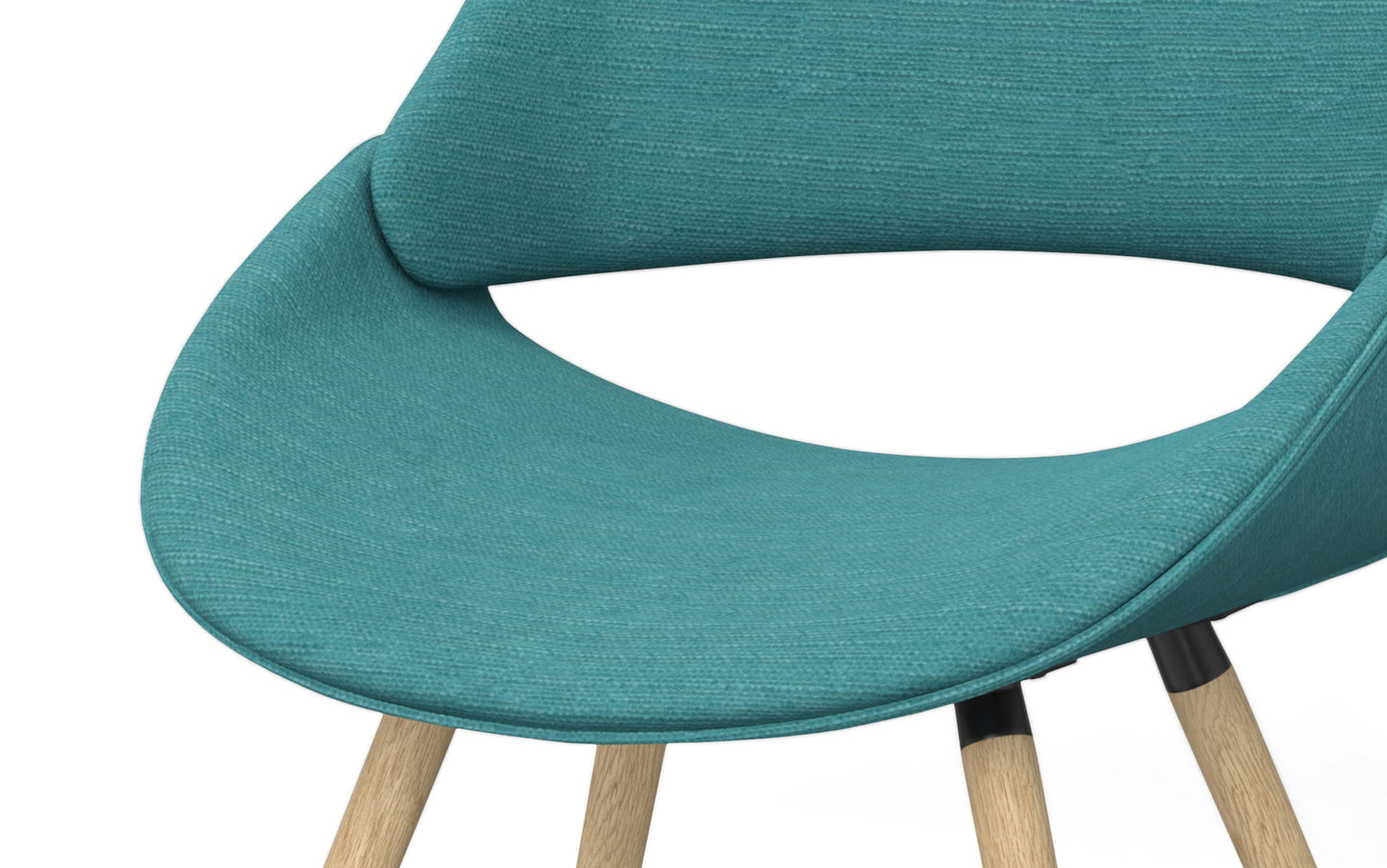 Turquoise Blue Natural Oak | Malden Bentwood Dining Chair