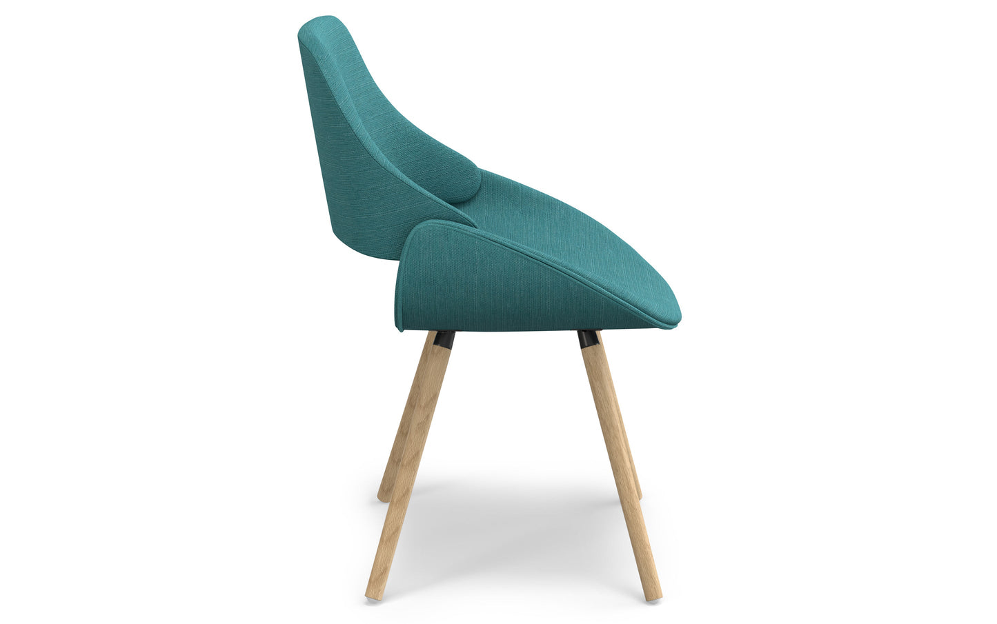 Turquoise Blue Natural Oak | Malden Bentwood Dining Chair