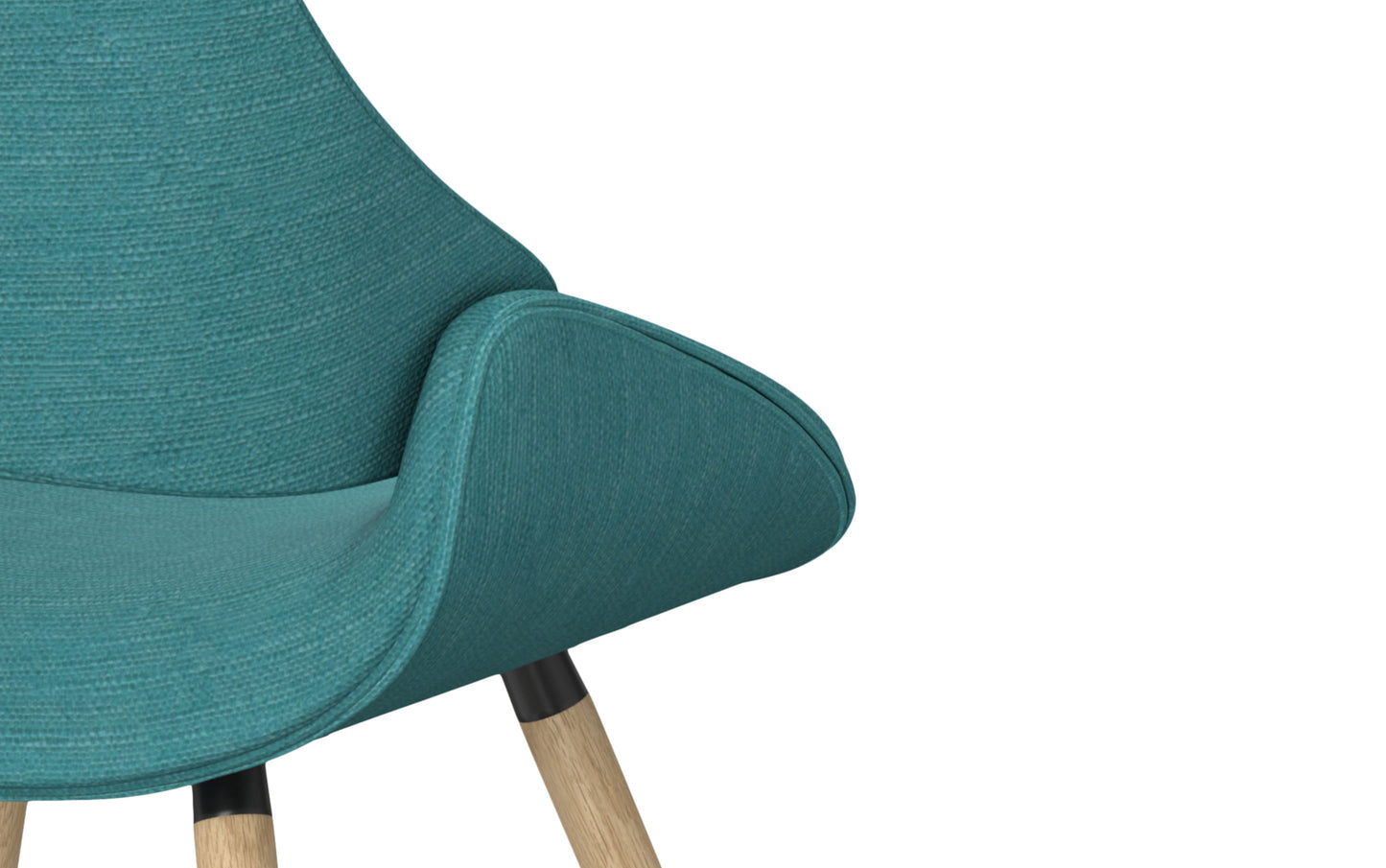 Turquoise Blue Natural Oak | Malden Bentwood Dining Chair