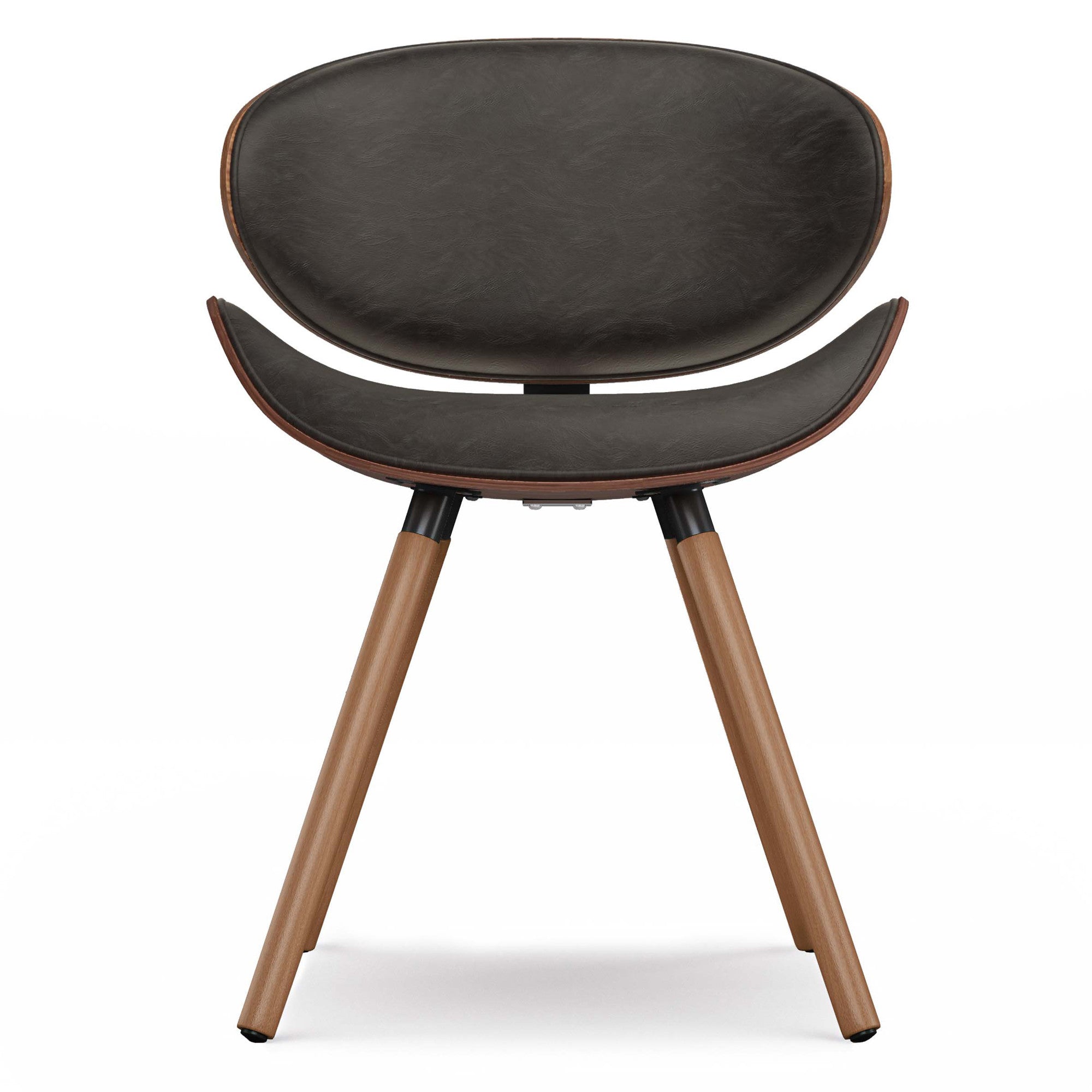 Distressed Brown Distressed Vegan Leather | Marana Dining Chair