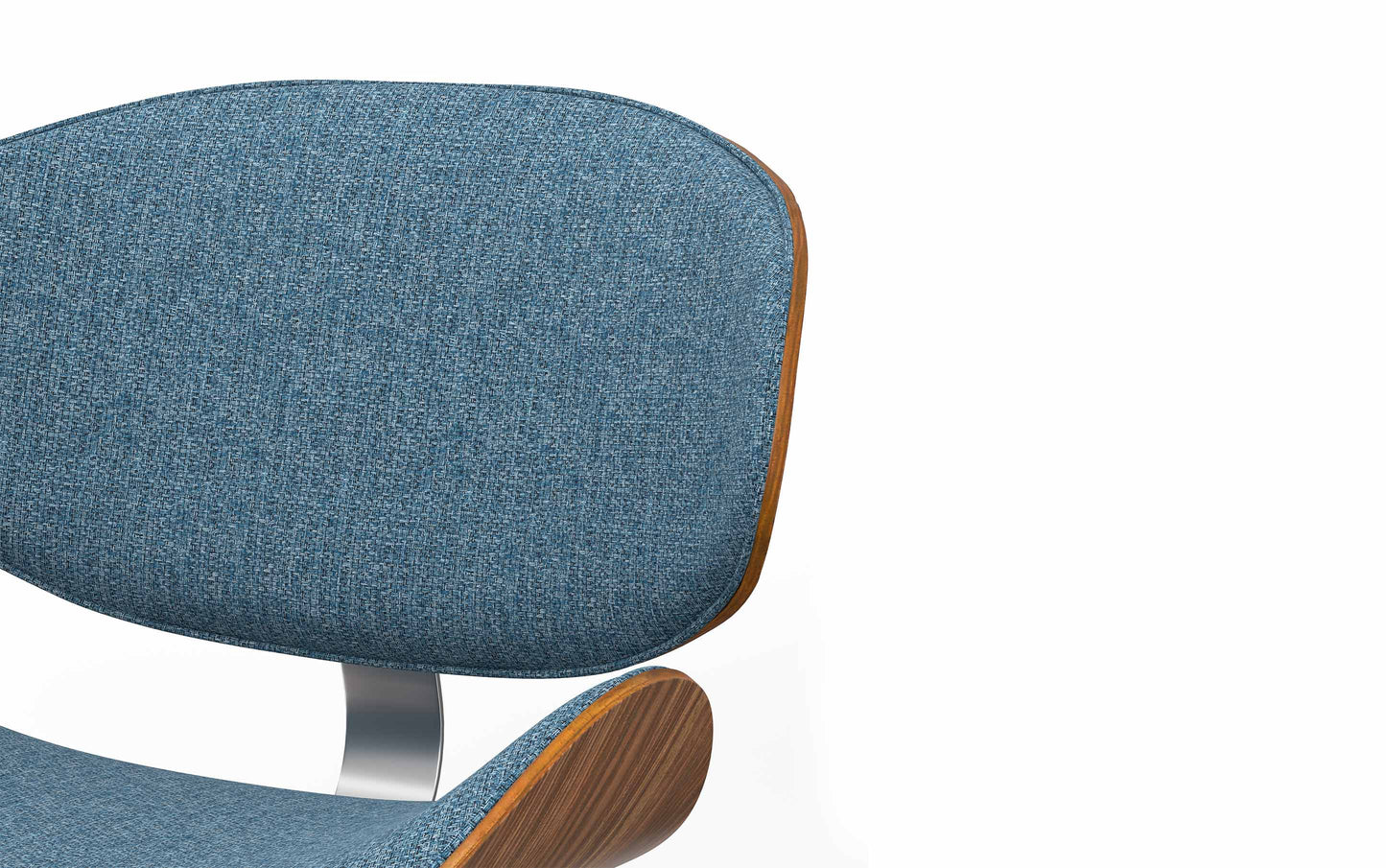 Denim Blue Linen Style Fabric| Marana Dining Chair