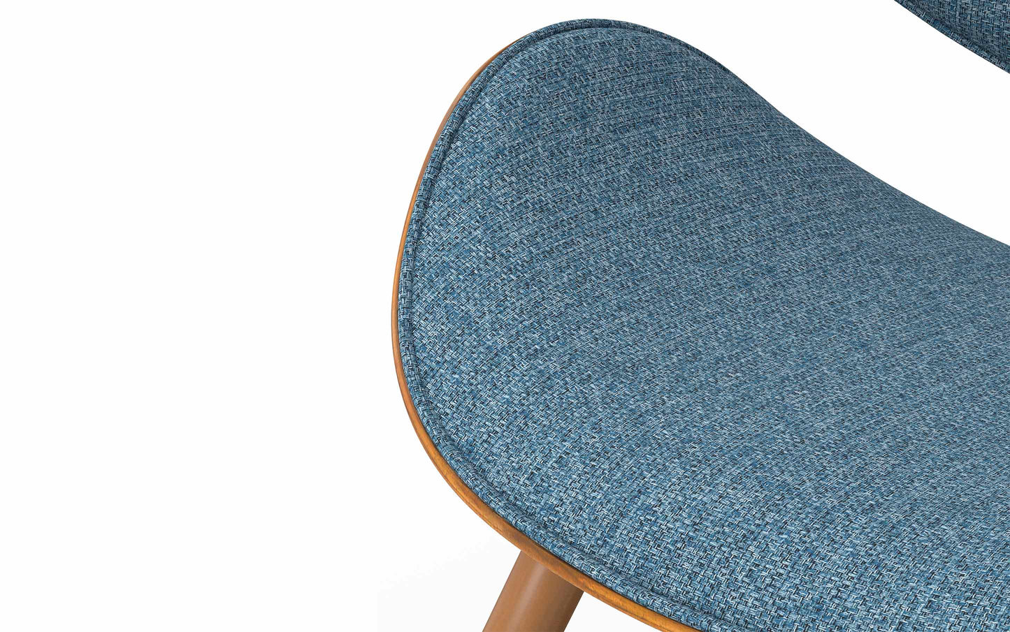 Denim Blue Linen Style Fabric| Marana Dining Chair