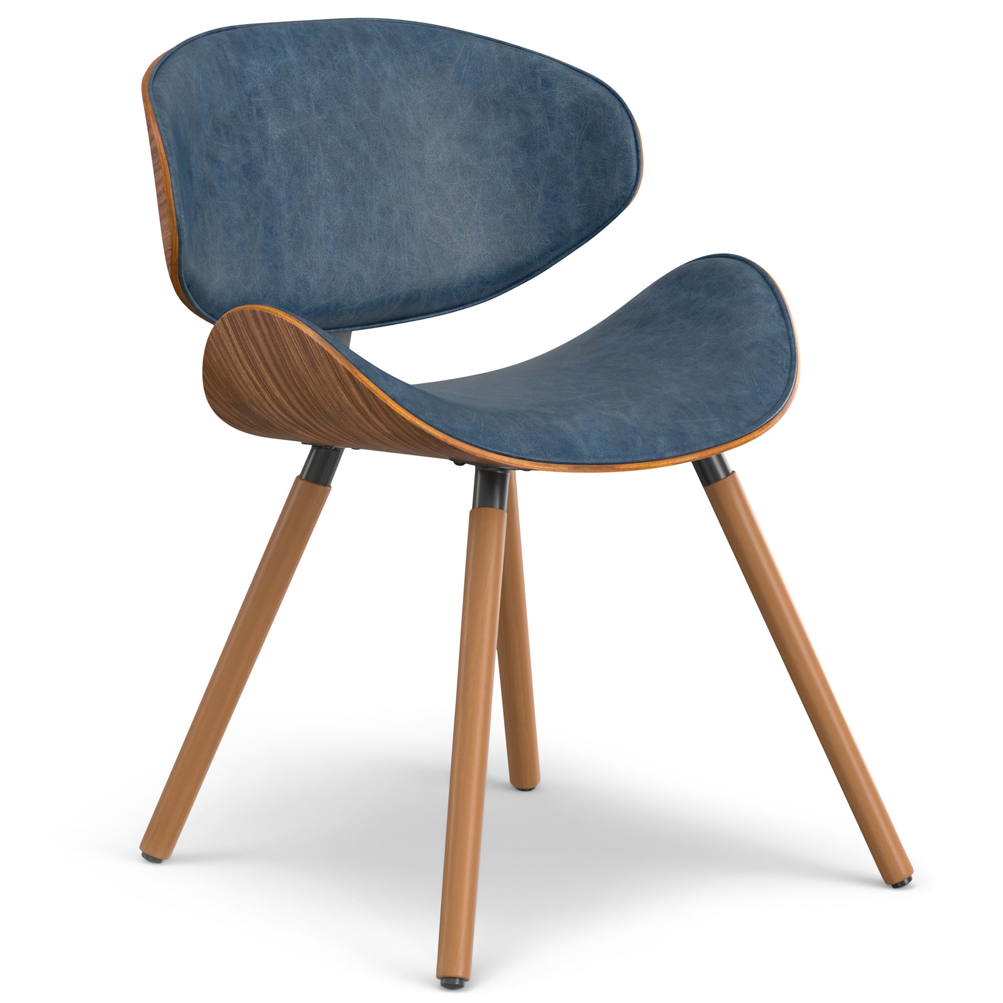 Distressed Blue  Distressed Vegan Leather | Marana Dining Chair