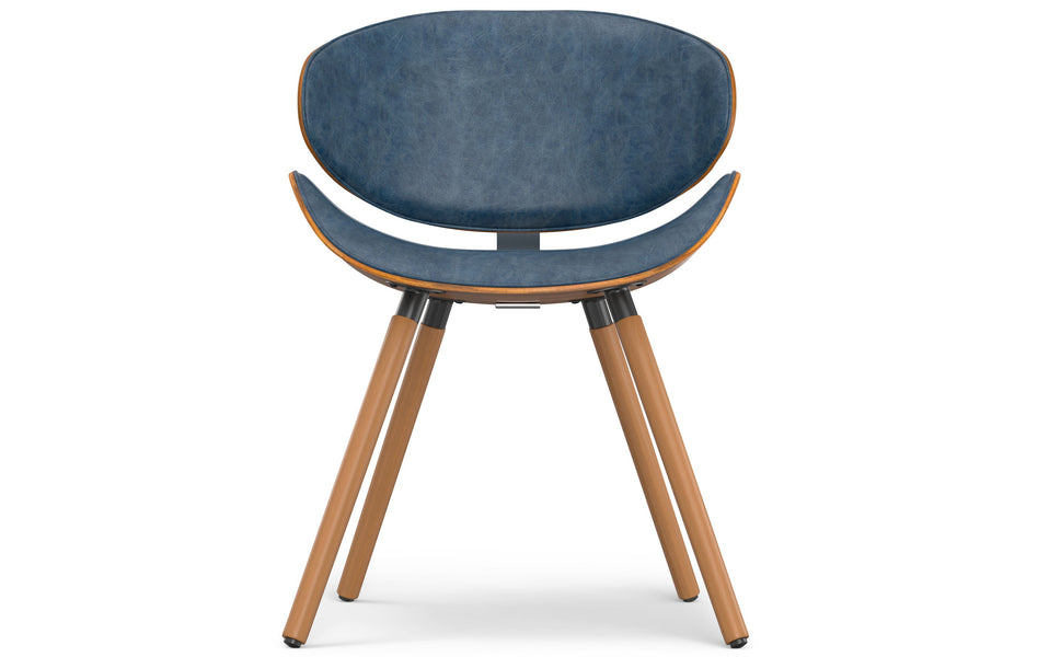 Distressed Blue  Distressed Vegan Leather | Marana Dining Chair