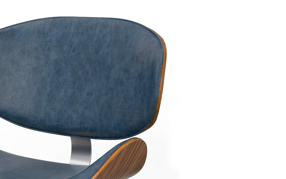 Distressed Blue  Distressed Vegan Leather | Marana Dining Chair