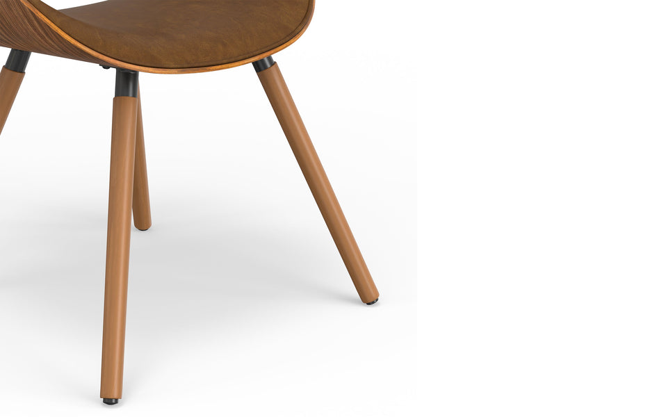 Deep Tan Vegan Leather | Marana Dining Chair