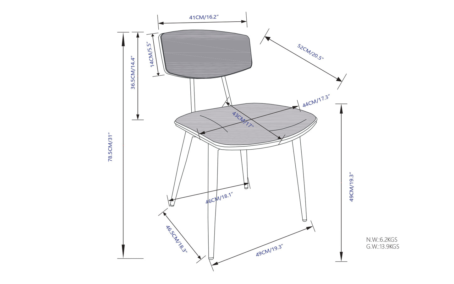 Black Vegan Leather | Mavis / Draper 7 Pc Dining Set