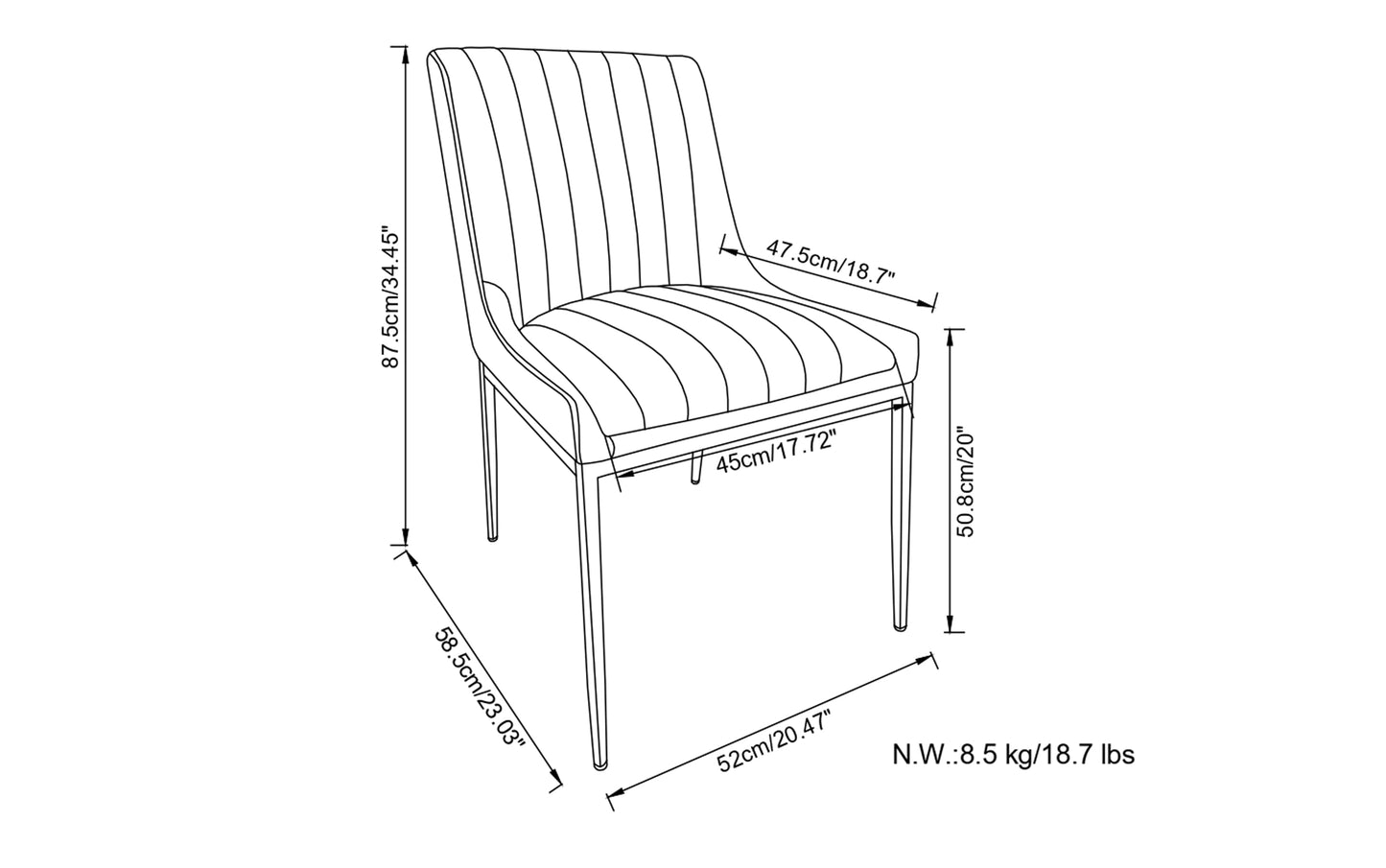 Distressed Tan Distressed Vegan Leather | Melody / Fieldcrest 7 Pc Dining Set