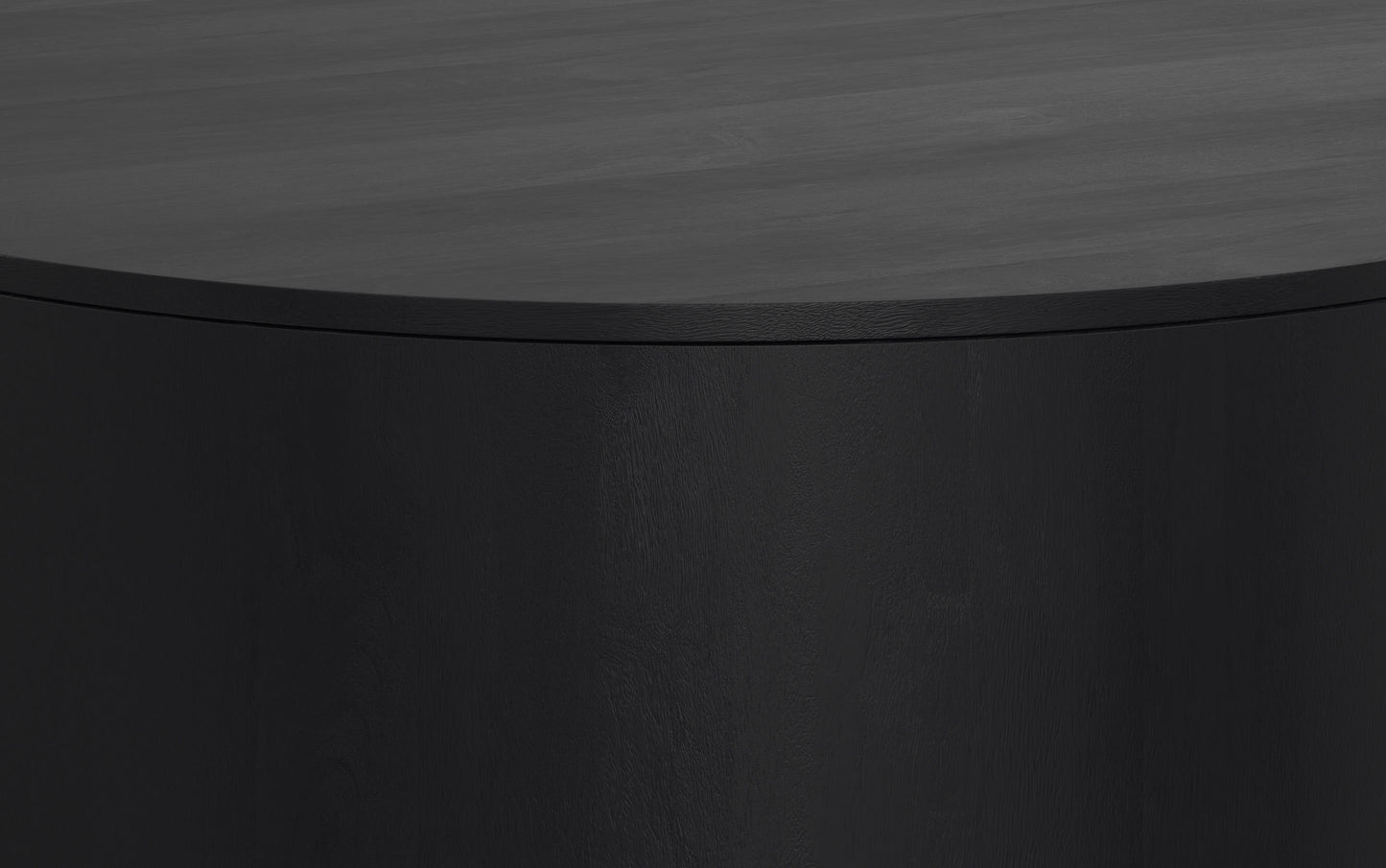 Black | Millbury Drum Coffee Table