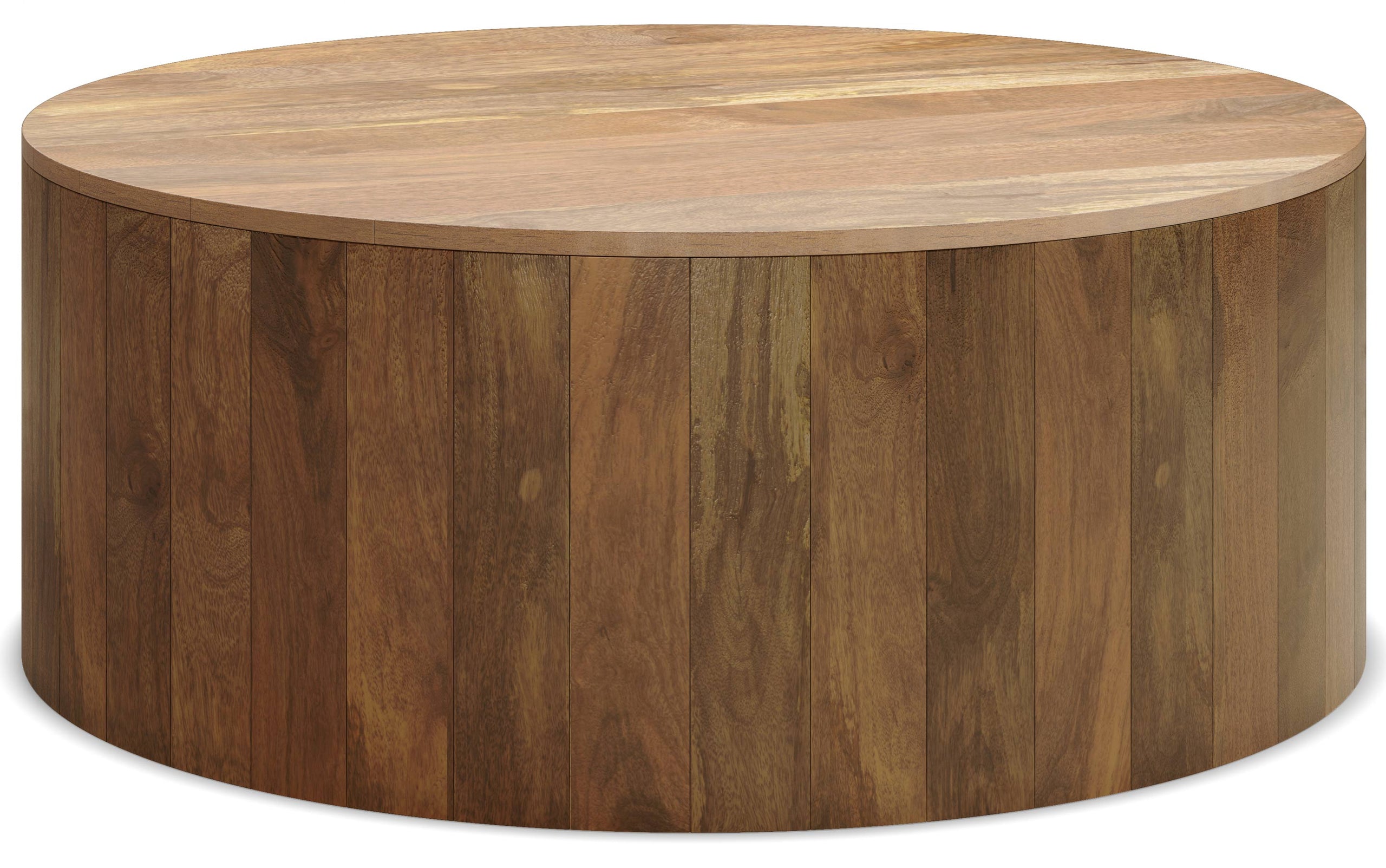 Natural | Millbury Drum Coffee Table