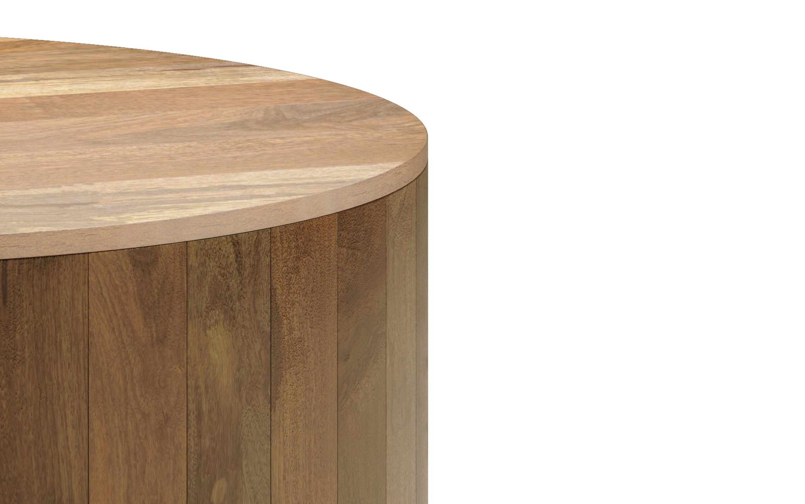 Natural | Millbury Drum Coffee Table