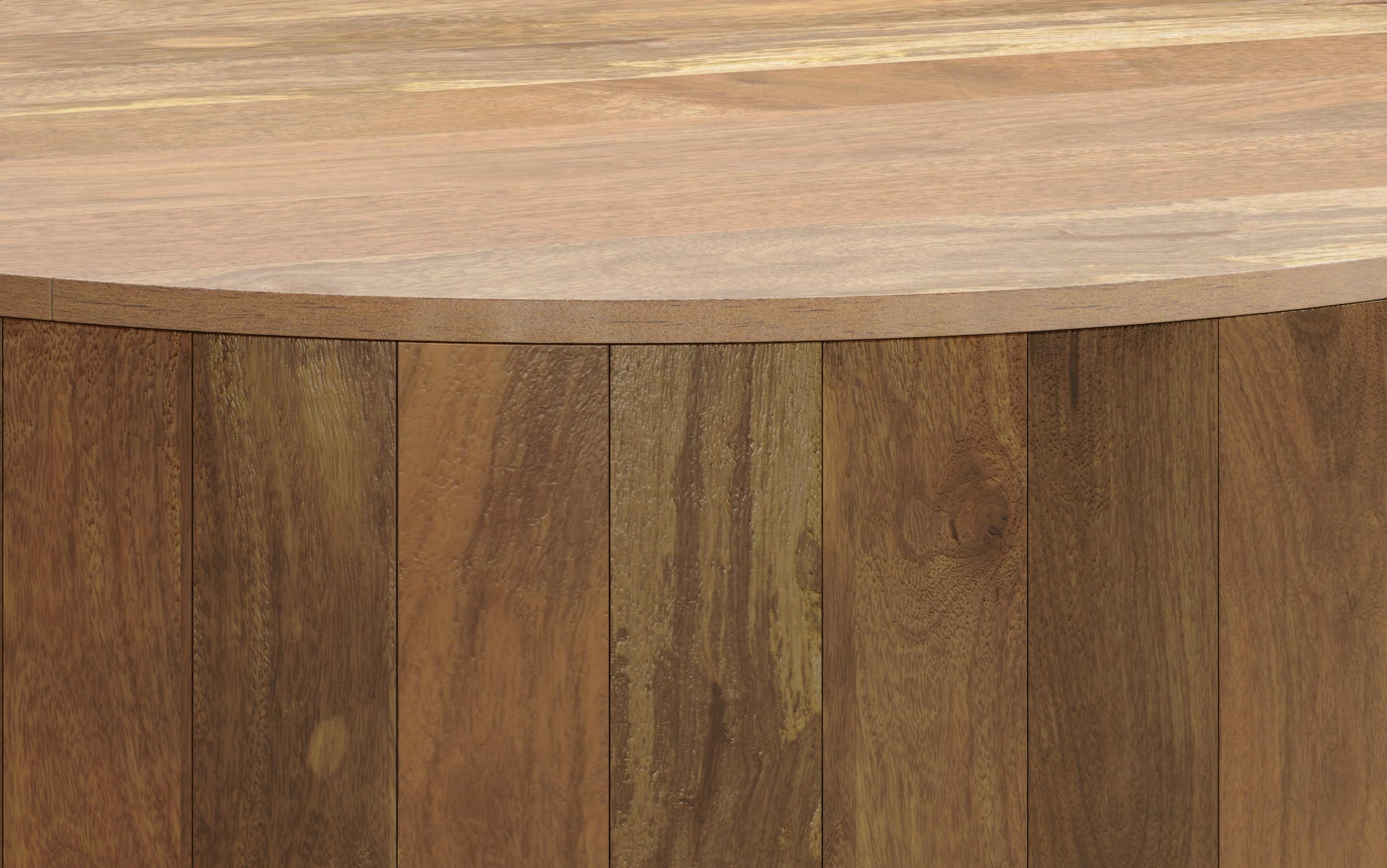 Natural | Millbury Drum Coffee Table