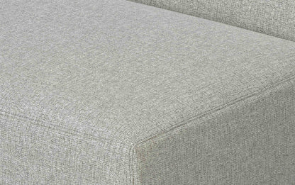 Pale Grey Performance Fabric | Rex Center Module in Performance Fabric