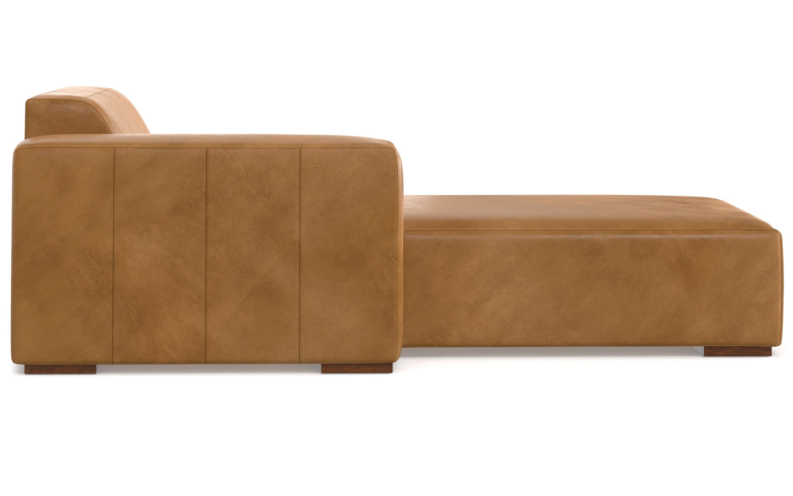 Sienna Genuine Leather | Rex Left Chaise Module in Genuine Leather