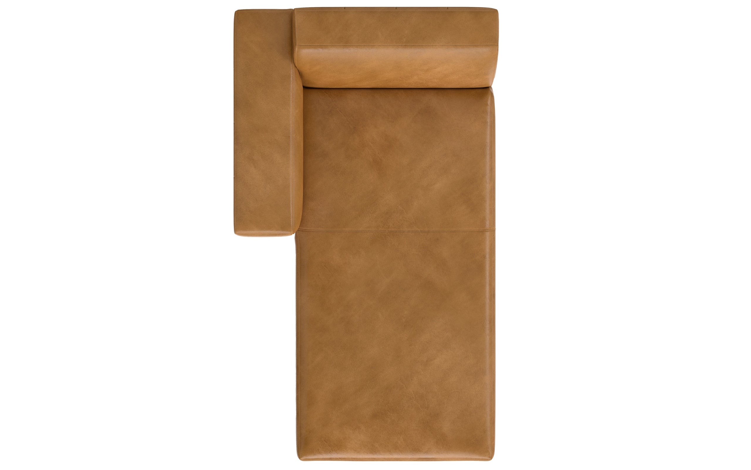 Sienna Genuine Leather | Rex Left Chaise Module in Genuine Leather