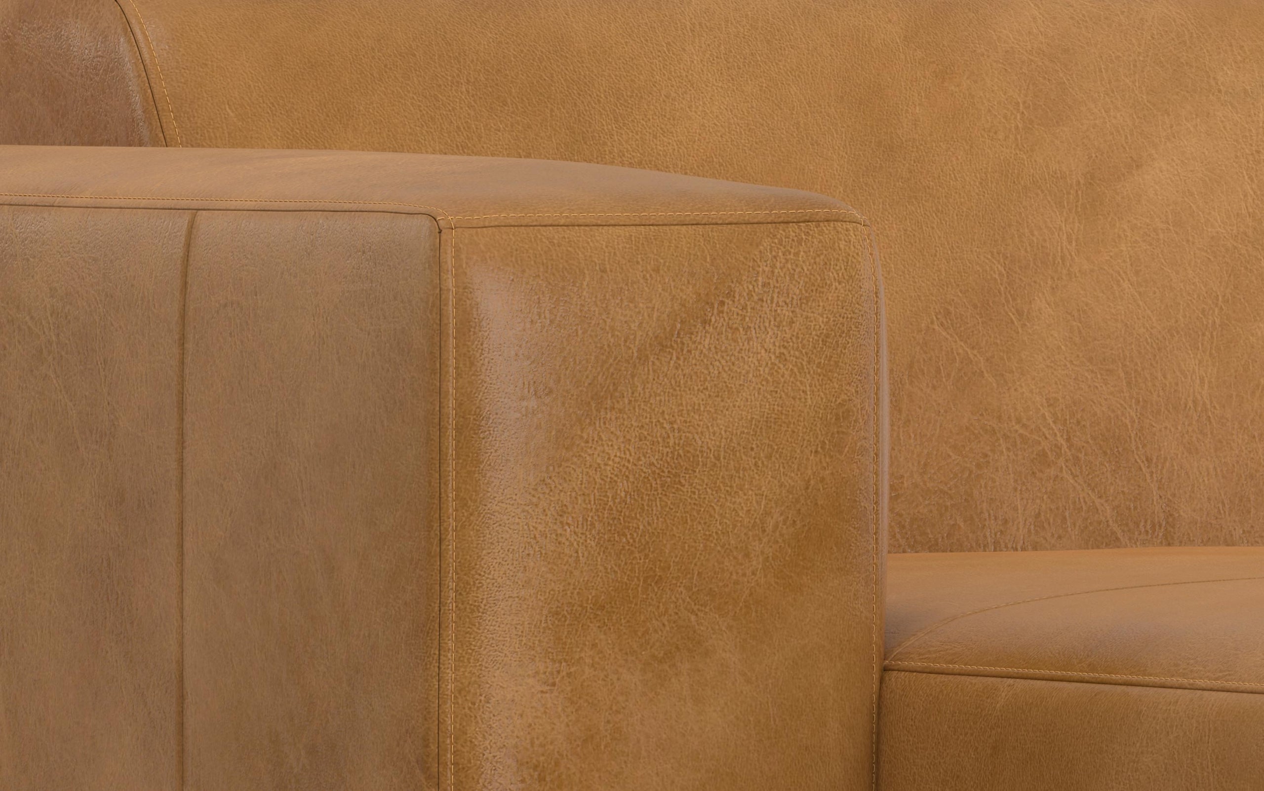 Sienna Genuine Leather | Rex Left Chaise Module in Genuine Leather