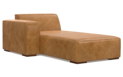 Sienna Genuine Leather | Rex Left Chaise Module in Genuine Leather