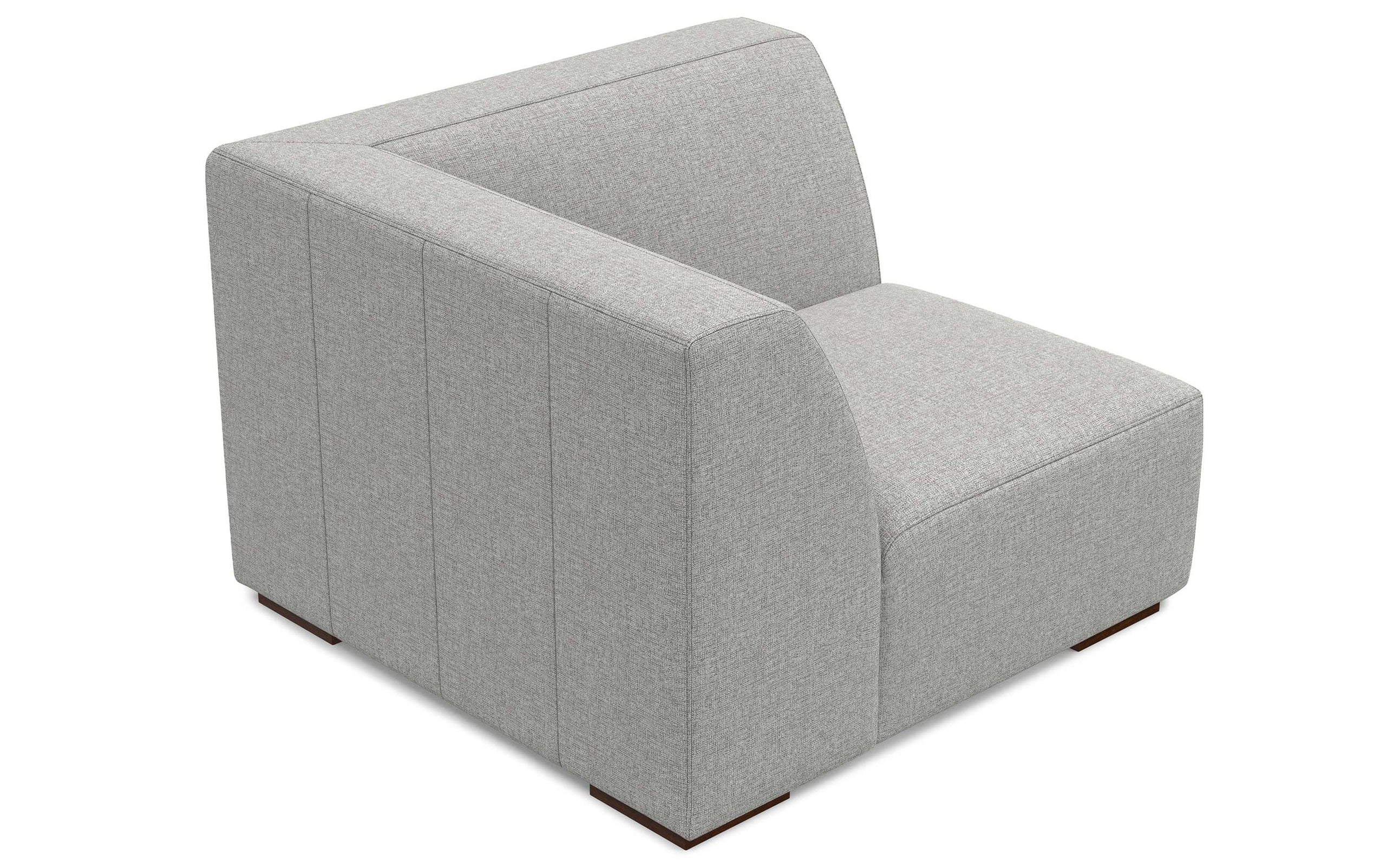 Pale Grey Performance Fabric | Rex Corner Module in Performance Fabric