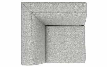 Pale Grey Performance Fabric | Rex Corner Module in Performance Fabric