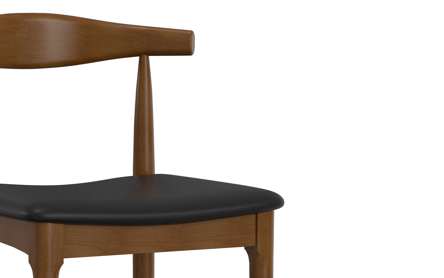 Black Vegan Leather | Molly Dining Chair (Set of 2)