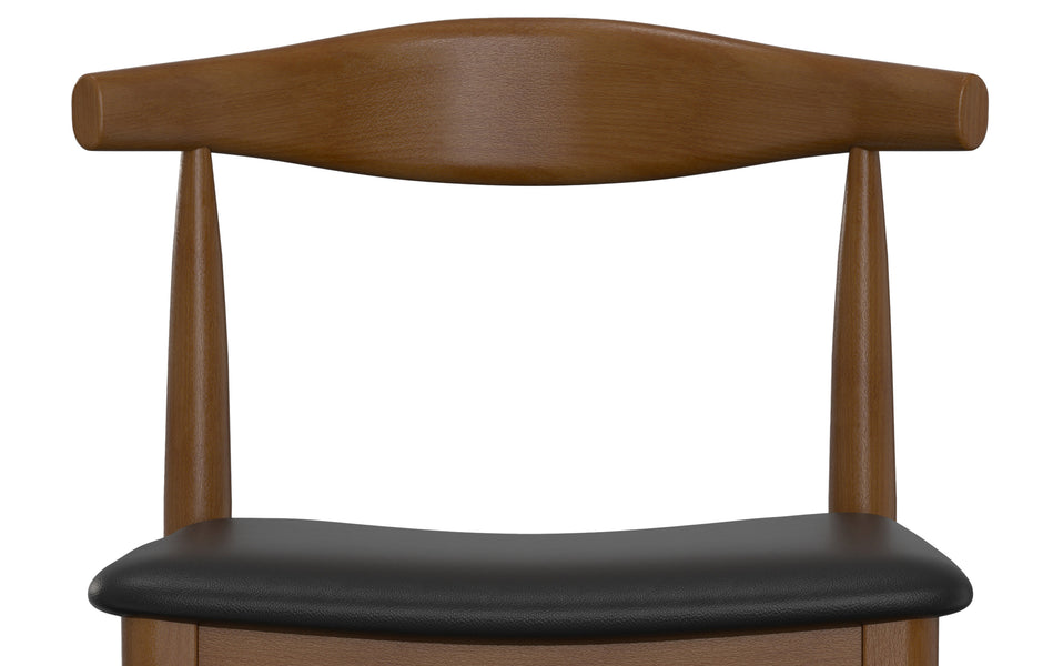 Black Vegan Leather | Molly Dining Chair (Set of 2)