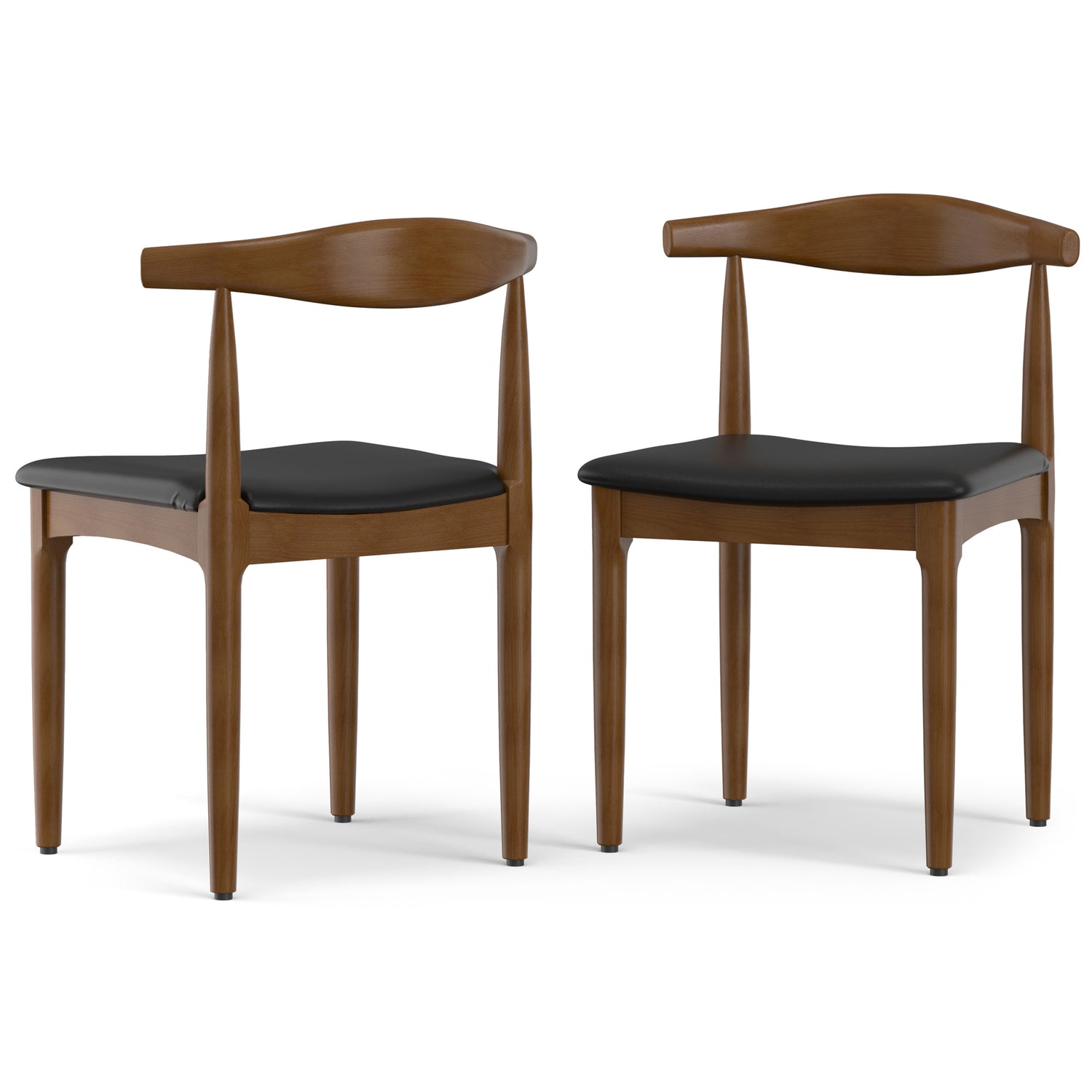 Black Vegan Leather | Molly Dining Chair (Set of 2)