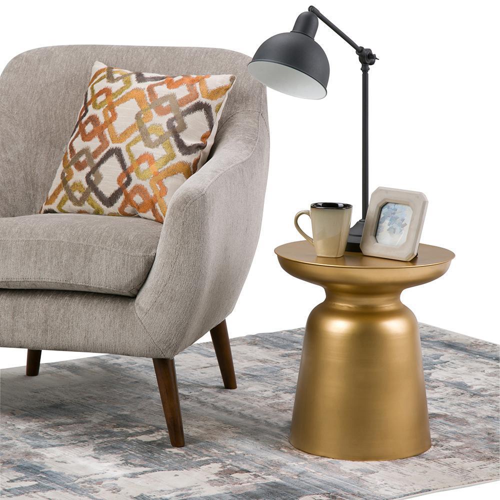 Gold | Toby Metal Accent Table