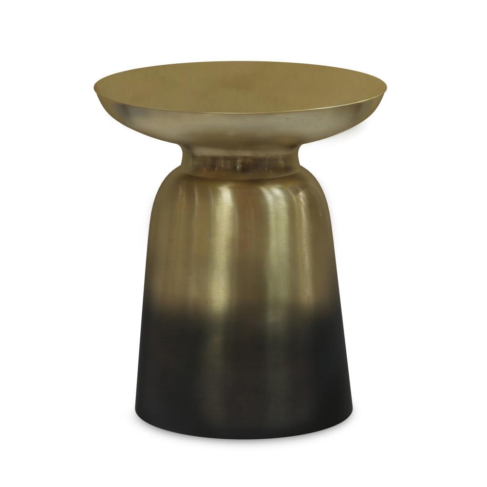 Black Gold Ombre | Toby Metal Accent Table