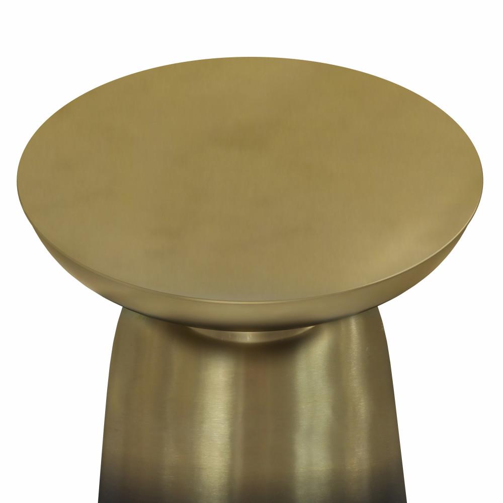 Black Gold Ombre | Toby Metal Accent Table