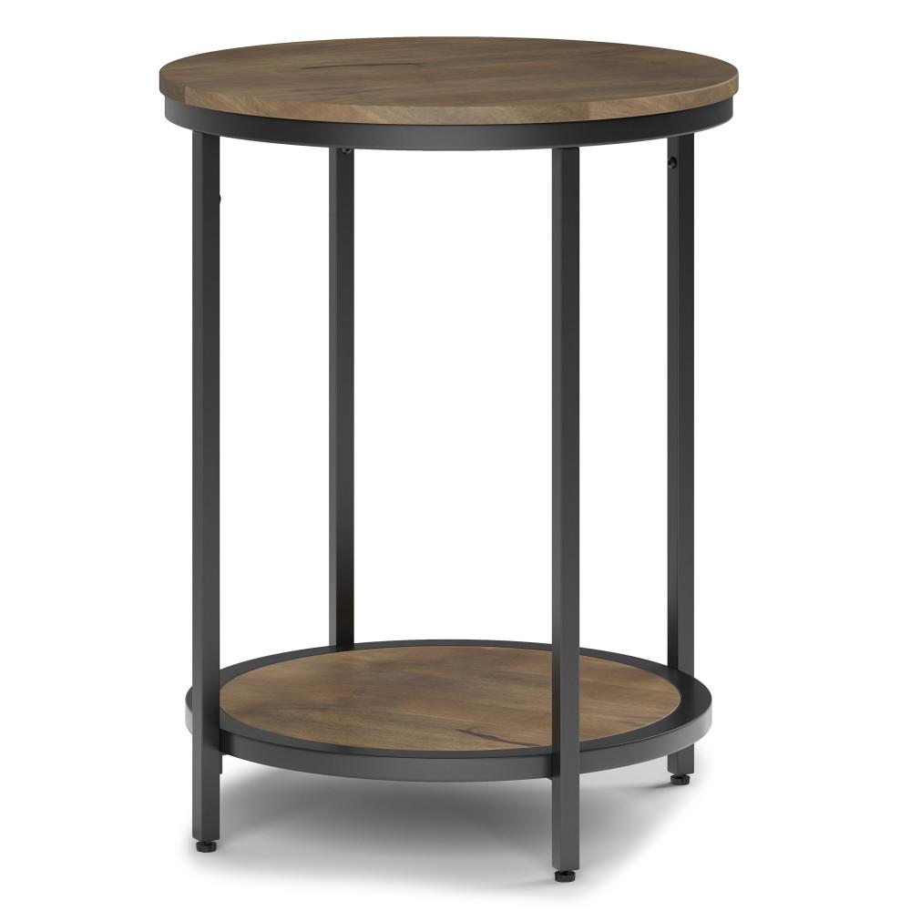 Warm Grey Black | Jenna Round Side Table