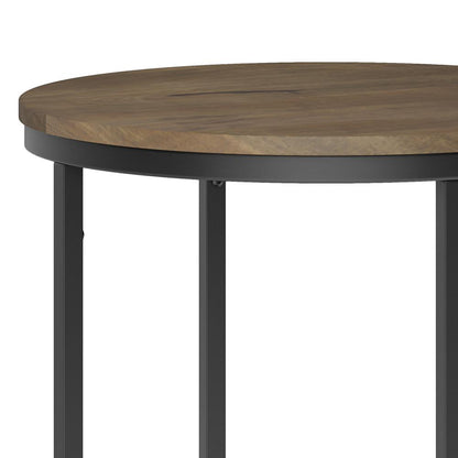 Warm Grey Black | Jenna Round Side Table